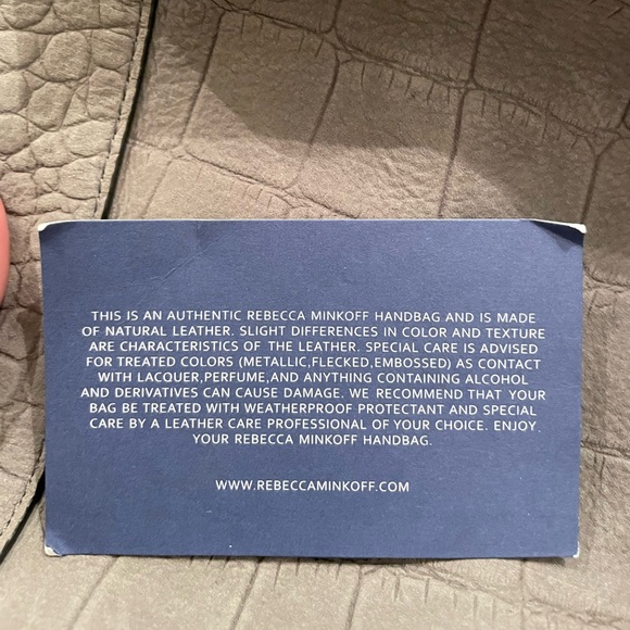 Rebecca Minkoff Suede Tophandle Crossbody w/ a Strap - Picture 6 of 6